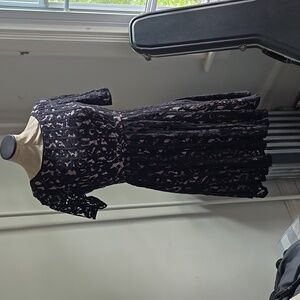 Adrianna Papell Black lace dress